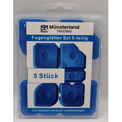 Fugenglätter 5er Set blau für Silikon, Acryl und Dichtstoffe