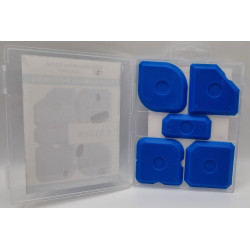 Fugenglätter 5er Set blau für Silikon, Acryl und Dichtstoffe