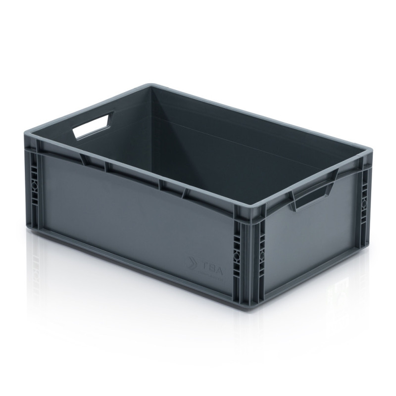 Eurobox 60 × 40 × 32 cm ohne Deckel, große stapelbare Kunststoffbox