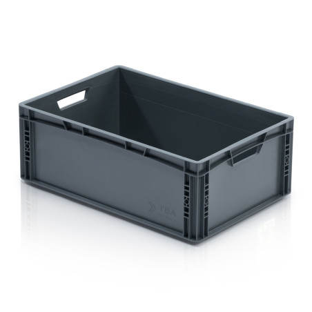 Eurobox 60 × 40 × 32 cm ohne Deckel, große stapelbare Kunststoffbox