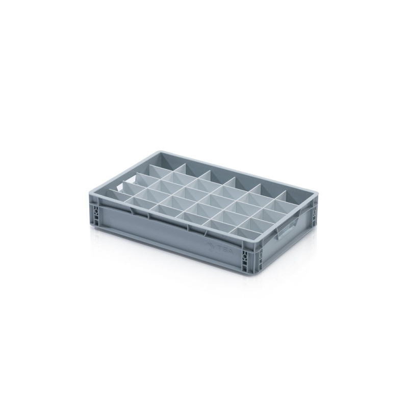Trennwand für Eurobox 60 × 40 × 12 cm – kurz weiß