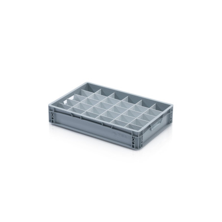 Trennwand für Eurobox 60 × 40 × 12 cm – kurz weiß