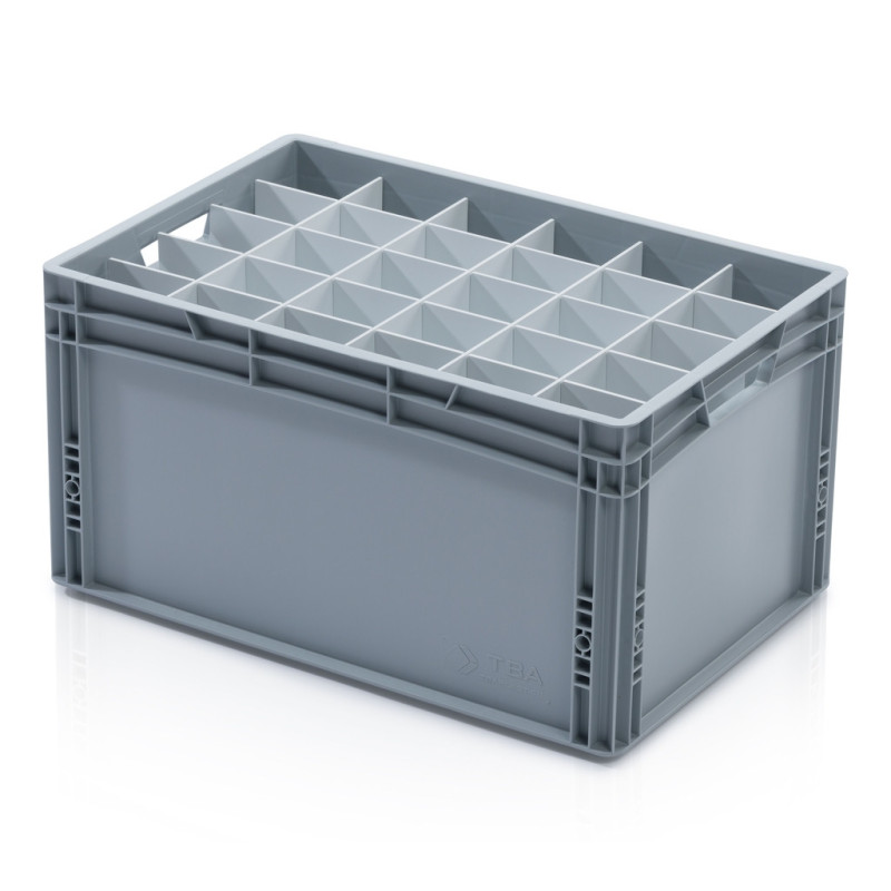 Trennwand für Eurobox 60 × 40 × 32 cm – kurz weiß