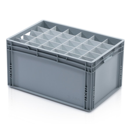 Trennwand für Eurobox 60 × 40 × 32 cm – kurz weiß