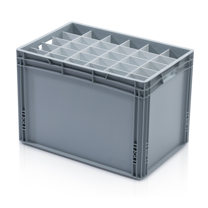 Trennwand für Eurobox 60 × 40 × 42 cm – kurz weiß