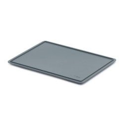 Deckel für ECO Eurobox 40 × 30 cm – grau Recycling-PP