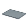 Deckel für ECO Eurobox 40 × 30 cm – grau Recycling-PP