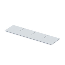 Trennwand für Eurobox 40 × 30 × 12 cm – lang weiß
